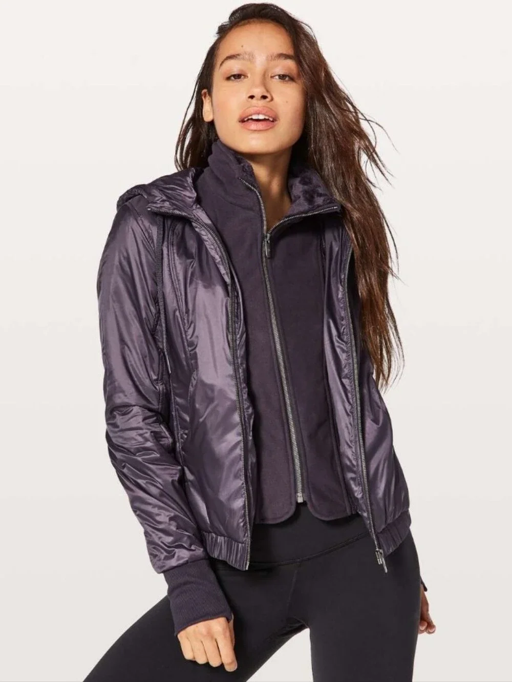 Lululemon Scuba Hoodie *Glyde Boysenberry Dark Purple Coat